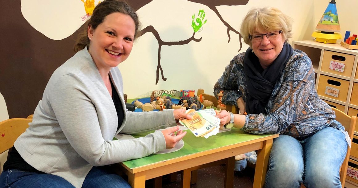 Mitarbeiter-Spenden der Firma SONOCO GmbH