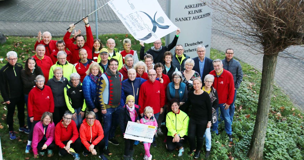 25. Weihnachtslauf des Sportvereins TuS Mondorf unterstützt krebskranke Kinder mit 25.110 Euro