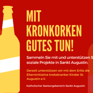 1 Jahr Kronkorken für den guten Zweck