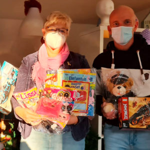 Ein Bus voller Geschenke!