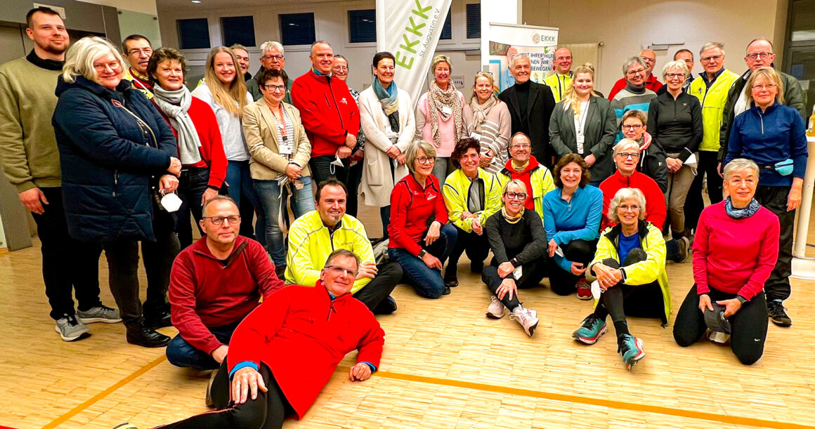 Spendenübergabe am 14.01.2023 mit dem Lauftreff des TuS Mondorf