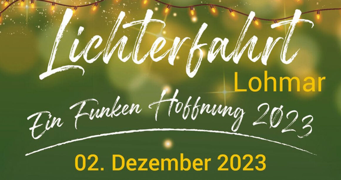 Weihnachtliche Lichter-Fahrt durch den Rhein-Sieg-Kreis am 02.12.2023