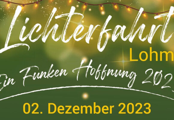 Weihnachtliche Lichter-Fahrt durch den Rhein-Sieg-Kreis am 02.12.2023