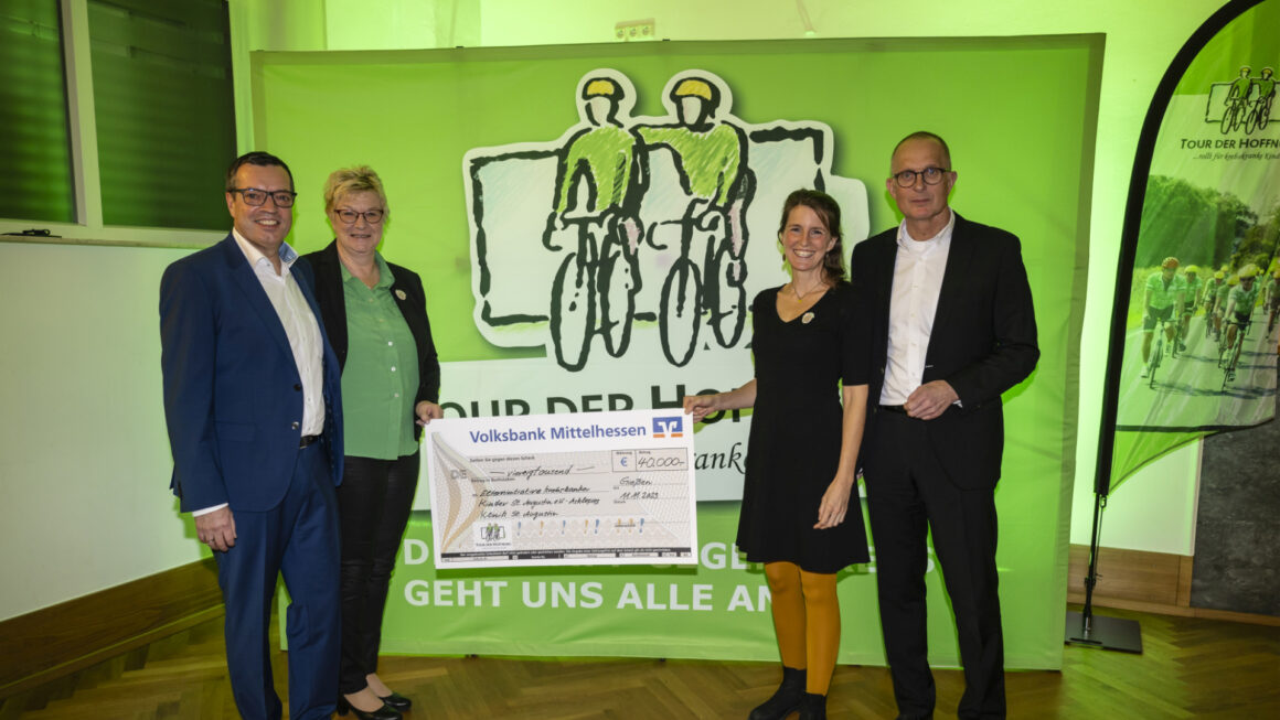 Unglaublich tolle Spende der Tour der Hoffnung