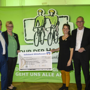 Unglaublich tolle Spende der Tour der Hoffnung