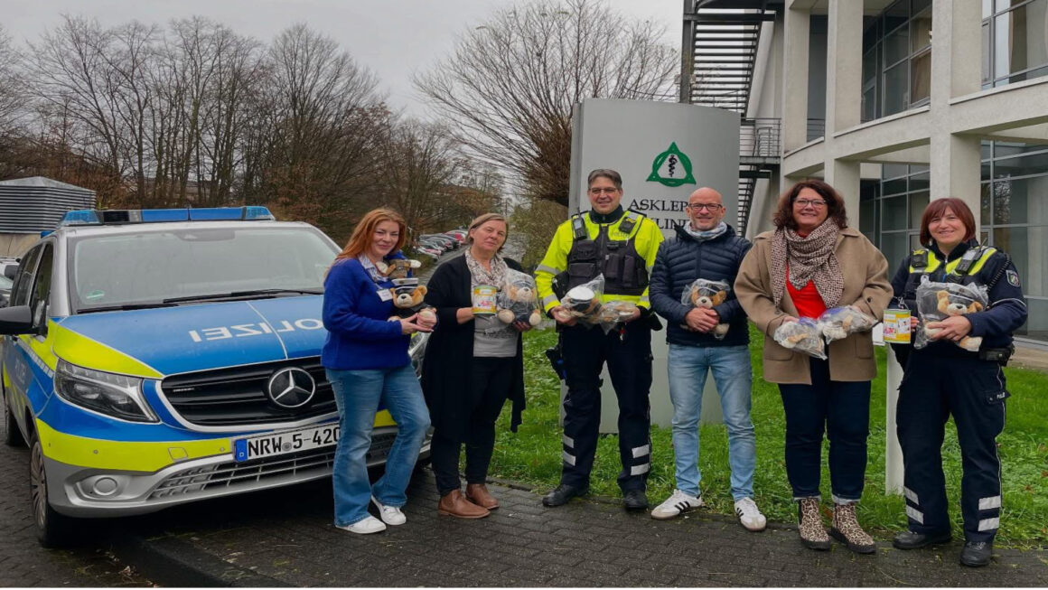 Spende der Polizei und Podcast Zuhörern